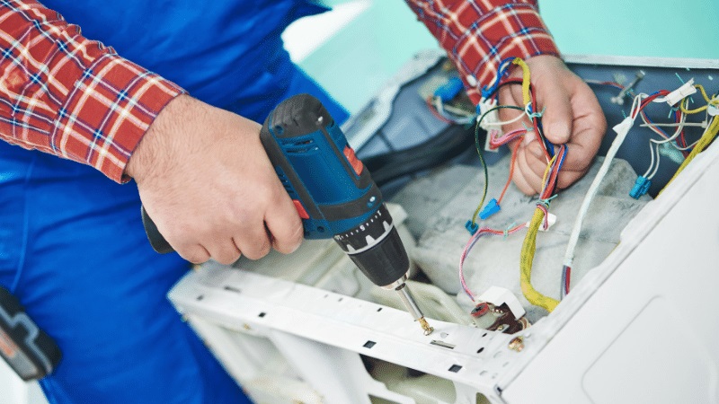 Şereflikoçhisar Fondital Fondital çamaşır makinesi kart tamiri – Su almama arızası orijinal parça ile giderildi. - Teknik servis örneği